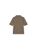 MADS NORGAARD COPENHAGEN Poloshirt Cotton Lino Theo Polo in braun