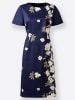 WITT WEIDEN Kleid in marine-ecru-bedruckt