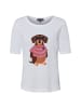 Franco Callegari T-Shirt in weiß mehrfarbig