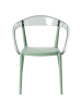 Beliani 4er-Set Esszimmerstuhl MALEVIZI in Grün/Transparent
