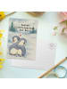 Mr. & Mrs. Panda Postkarte Pinguin Bester Kuschelpartner der Wel... in Weiß