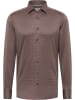 Eterna Hemd SLIM FIT in dunkelbraun