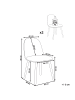 Beliani 2er-Set Esszimmerstuhl ANKENY in Beige