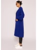 SASSYCLASSY Maxi Strick-Cardigan in Royalblau