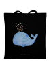 Mr. & Mrs. Panda canvas tasche Wal Konfetti ohne Spruch in Schwarz