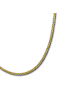 SilberDream 925 Silber vergoldet (Gelbgold 333) Damen SilberDream Halsketten Zopf  ca. 45cm
