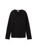 Tom Tailor Pullover KNIT V-NECK in Schwarz