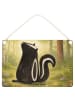 Mr. & Mrs. Panda Wanddeko Stinktier Sitzen Design ohne Spruch in Weiß