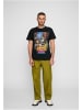 Merchcode T-Shirt "Star Wars Yoda Poster Tee" in Schwarz