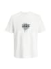 Jack and Jones T-Shirt JCOCONDOR Tee SS Crew Neck FST in Weiß