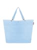 Reisenthel XL - Shopper 65 cm (twist powder blue) in twist powder blue