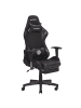 Beliani Gaming Stuhl VICTORY in Schwarz/Weiß/Grau - (W) 55 x (H) 124 x (L) 60 cm