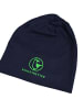 SCHIETWETTER Beanie mit Print Möwe in navy/neon green