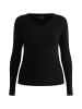 usha BLACK LABEL Strick Pullover in Schwarz