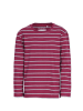 Band of Rascals Longsleeve " Striped " in bordeaux