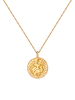 Elli Halskette 925 Sterling Silber Sternzeichen, Sternzeichen - Wassermann in Gold
