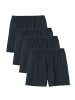 Calida Web-Boxershorts 4er Pack in Dunkelblau