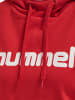 Hummel Hummel Cotton Kapuzenpullover Hmlgo Multisport Damen Atmungsaktiv in TRUE RED
