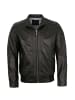 Bugatti Lederblouson Lammnappa in Schwarz
