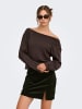 ONLY Strickpullover in Coffee Bean