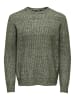 ONLY & SONS Strickpullover in Olive Night