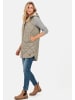 Camel Active Longweste mit Kapuze aus recyceltem Polyester in Grün