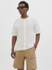 Jack & Jones Gestricktes Hemd in Cloud Dancer