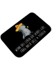 Mr. & Mrs. Panda Badezimmerteppich Axolotl Tequila mit Spruch in Schwarz