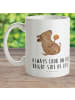 Mr. & Mrs. Panda Tasse Hund Keks mit Spruch in Weiß