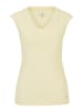 Venice Beach V-Neck Shirt VB Nimah in pale yellow