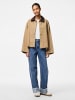 Pieces Jeansjacke in Silver Mink
