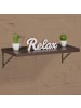 relaxdays 6 x Regalwinkel Kette in Bronze