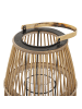 Beliani Laterne HOSTE in Beige - (W) 23 x (H) 32 x (L) 23 cm