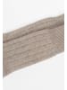 CASH-MERE.CH Kuschelsocken in Beige Melange
