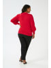 KAFFE curve Strickpullover KCloni Regular fit in Haute Red