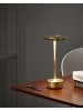 Beliani 2-tlg Tischlampe für den Außenbereich MAGO in Gold