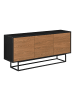 en.casa Sideboard Boxholm in Braun (H)55cm (B)120cm (T)30cm