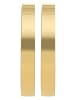 Adeliás Damen Ohrringe – Creole aus Edelstahl in gold