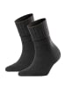 Falke Socken 2er Pack in Schwarz