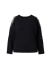 Ulla Popken Sweatshirt in schwarz