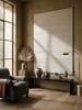 KADIMA DESIGN KASOS Kurzflorteppich Creme 120x170 Streifen Polyester Waschbar in Creme