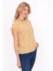 usha FESTIVAL Women Blouse in yellow white