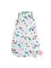 Schlummersack Babyschlafsack, 1.0 TOG in Weiß-Türkis