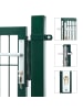 SONGMICS Gartentor Patya in Grün - (B)106 x (H)200 x (T)6 cm