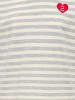 KIDS ONLY Gestreiftes T-Shirt mit Herz KOGLIVINA in light grey melange