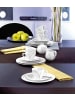 Seltmann Weiden 20er Set Kaffeeservice Trio Highline in schwarz-weiß