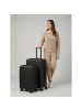 Saxoline Miami 4 Rollen Kofferset 2-teilig mit Dehnfalte in black