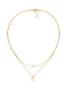 Elli Halskette 925 Sterling Silber Geo, Plättchen in Gold