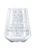 Mr. & Mrs. Panda Weinkelch Einhorn Schneemann mit Spruch in Transparent