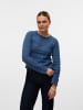 Vero Moda Strickpullover in China Blue